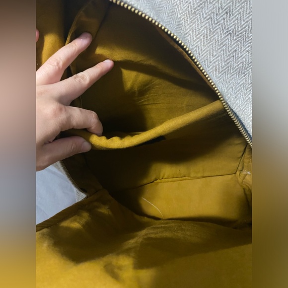 Woven Himalayan Hemp Backpack with Laptop Sleeve - Handmade In Nepal BNWOT - Picture 6 of 8